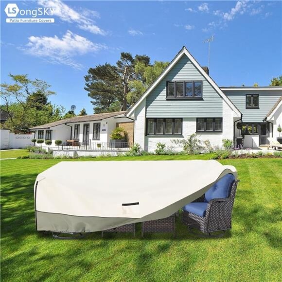 Outdoor Furniture Covers Waterproof,600D Heavy Duty Patio Cover for 5 PCS Sets - Picture 7 of 8